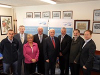 Declan Magee NI Water, Cllr Lyons, Cllr McAleenan, Jim Shannon MLA, David McNarry MLA, Cllr Burgess, Cllr Craig and Kieran Grant of NI Water pictured at the presentation | NI Water News